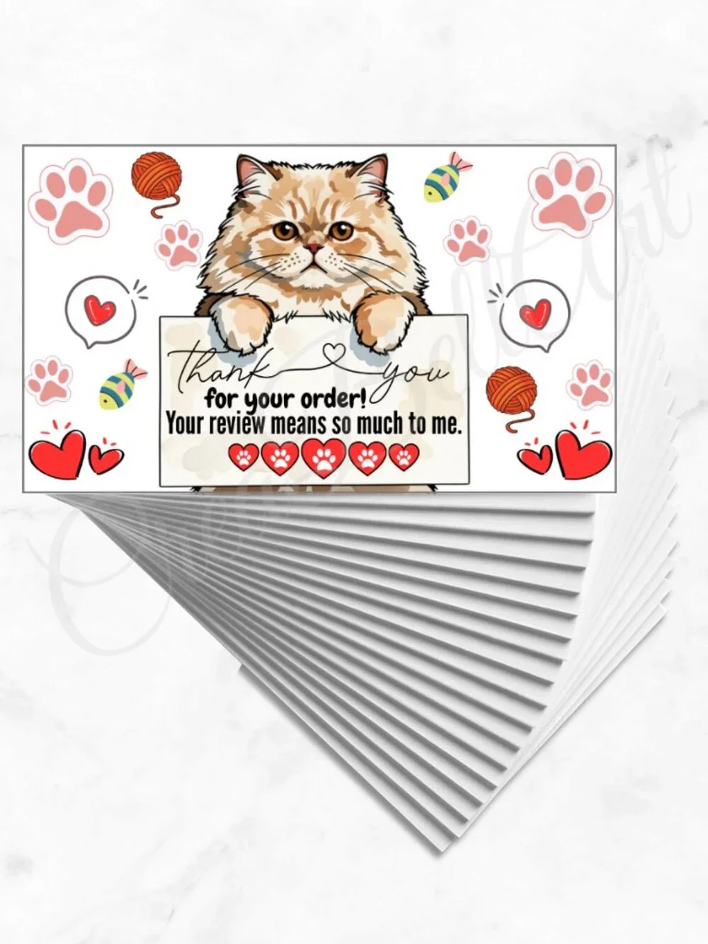 60 Thank you cards Cat Cards Puppy Cards Review Cards
